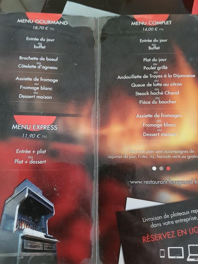 Restaurant Bar Grill Le Cap Nord - Menu Image 2